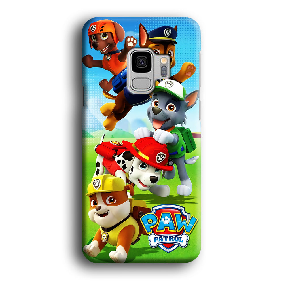 Paw Patrol Five Dogs Samsung Galaxy S9 Case