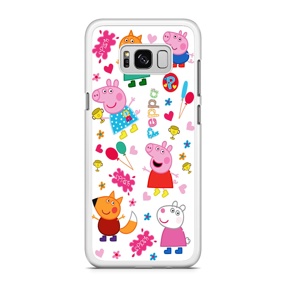 Peppa Pig and Friend Samsung Galaxy S8 Case