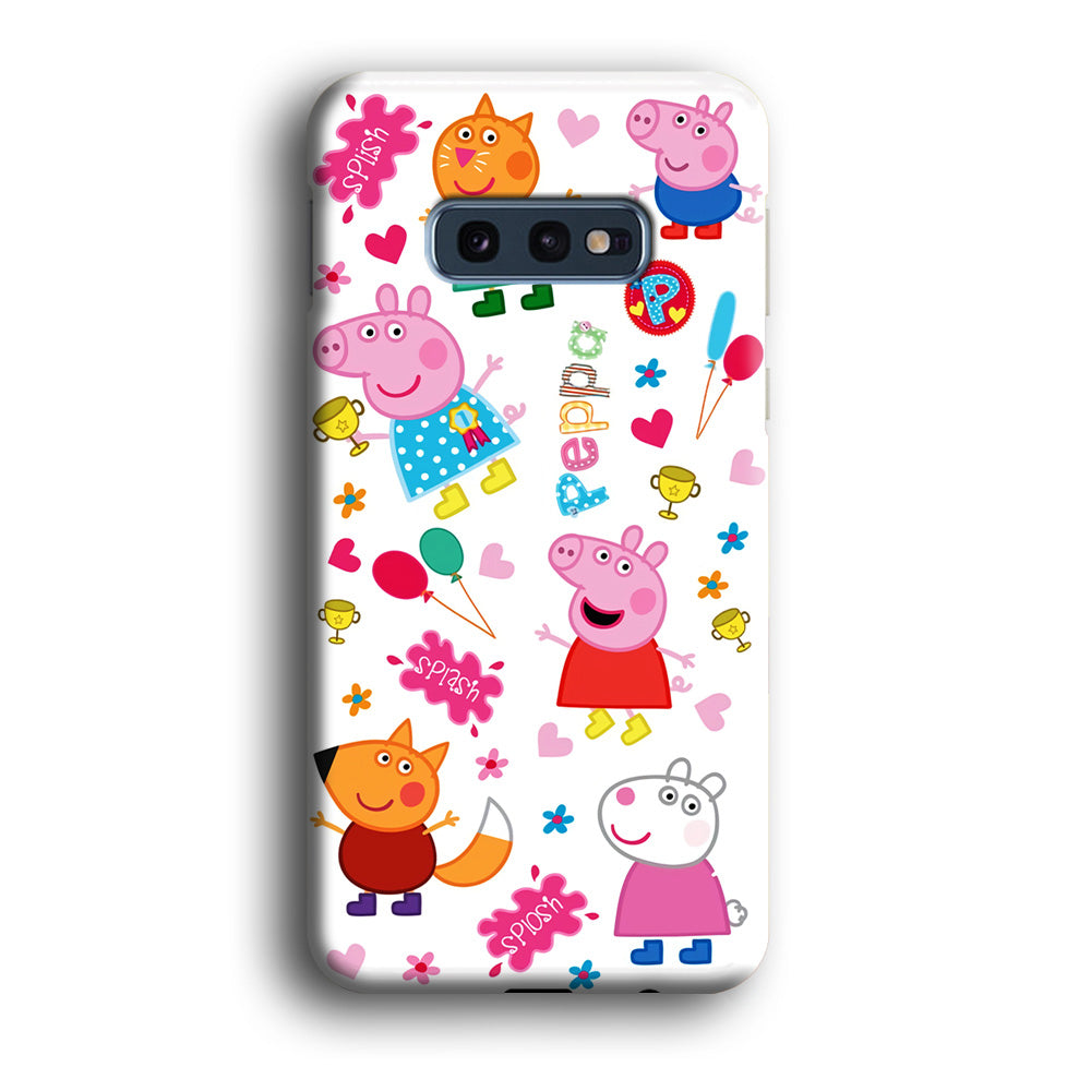 Peppa Pig and Friend Samsung Galaxy S10E Case