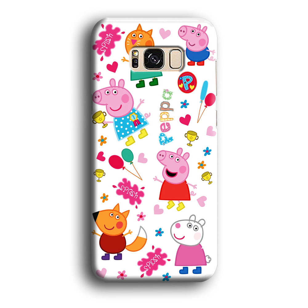 Peppa Pig and Friend Samsung Galaxy S8 Case