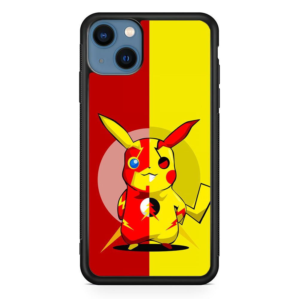 Pikachu and Flash Crossover iPhone 13 Pro Case