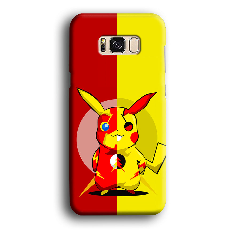 Pikachu and Flash Crossover Samsung Galaxy S8 Case