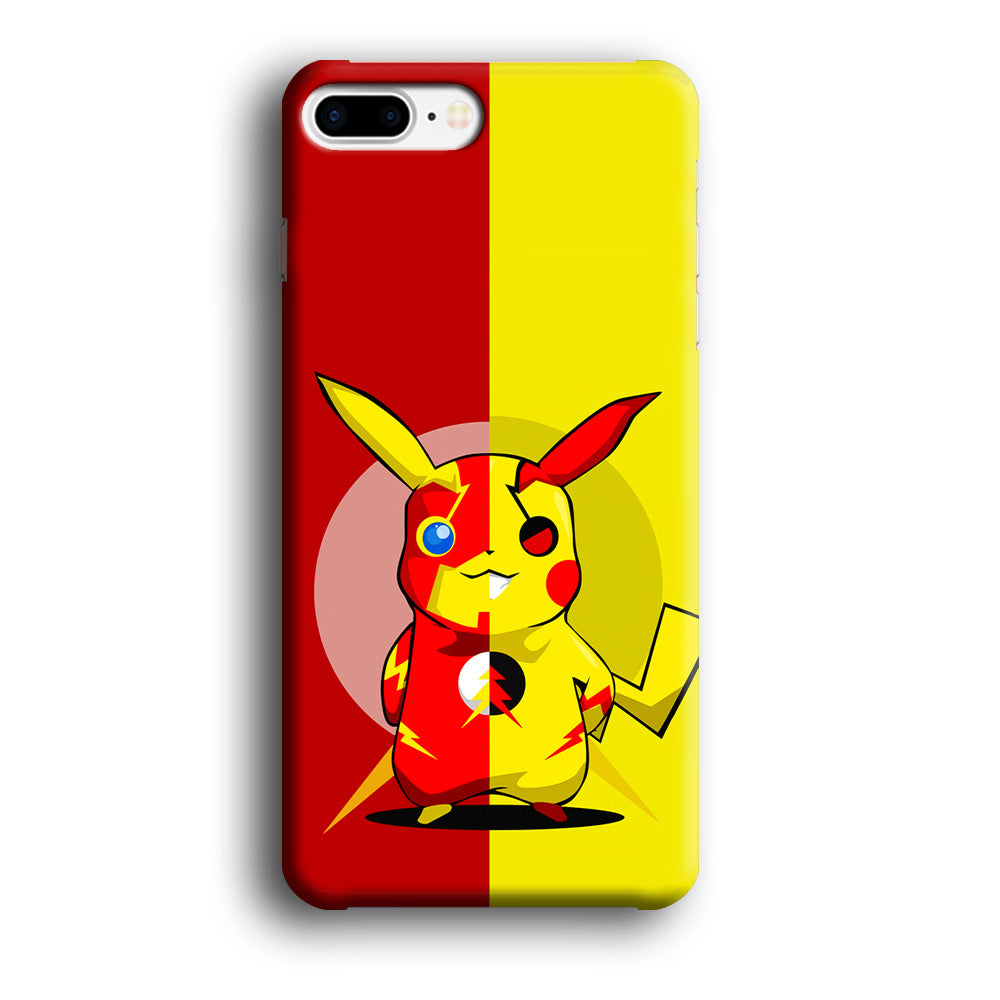 Pikachu and Flash Crossover iPhone 7 Plus Case