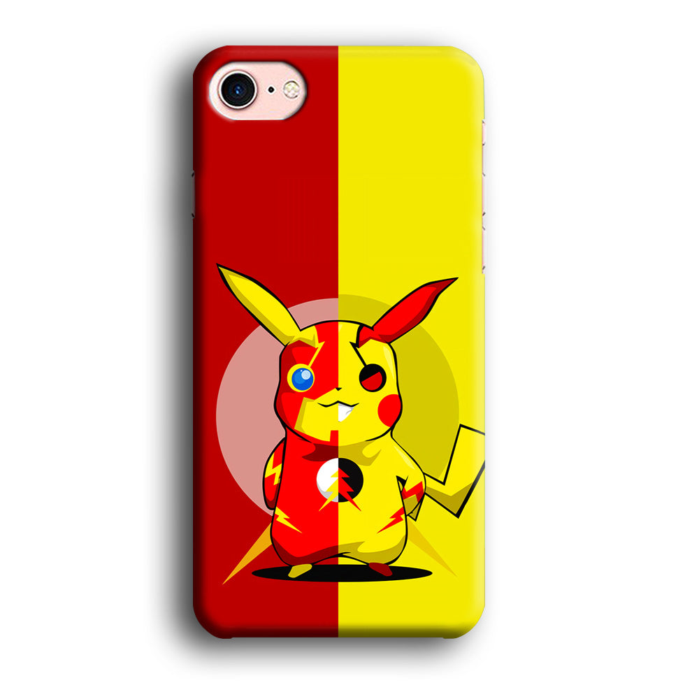 Pikachu and Flash Crossover iPhone 8 Case