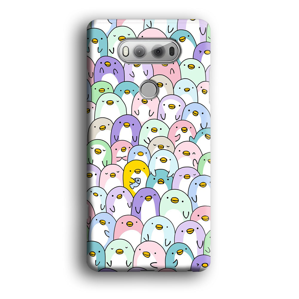 Pinguins Doodle LG V20 3D Case