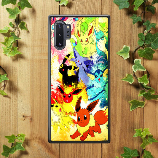 Pokemon Eevee Painting Samsung Galaxy Note 10 Plus Case