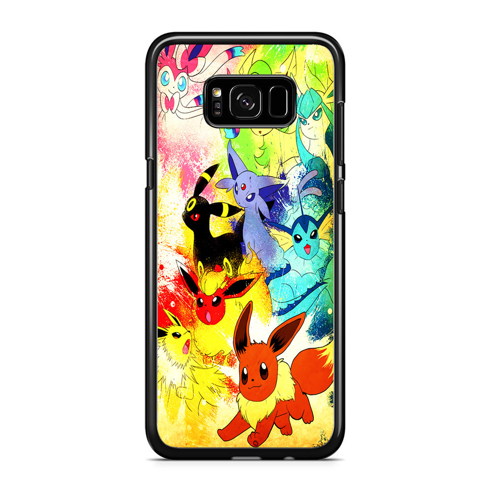 Pokemon Eevee Painting Samsung Galaxy S8 Plus Case