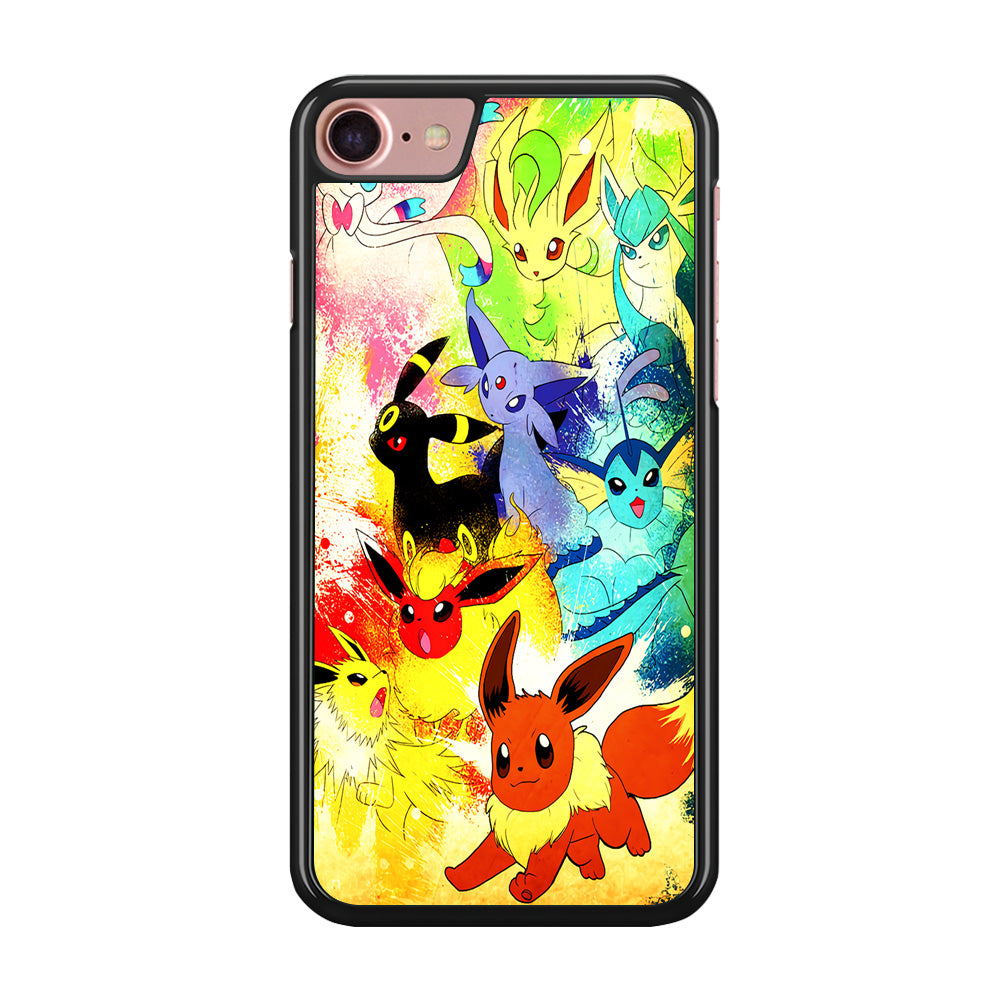 Pokemon Eevee Painting iPhone 8 Case