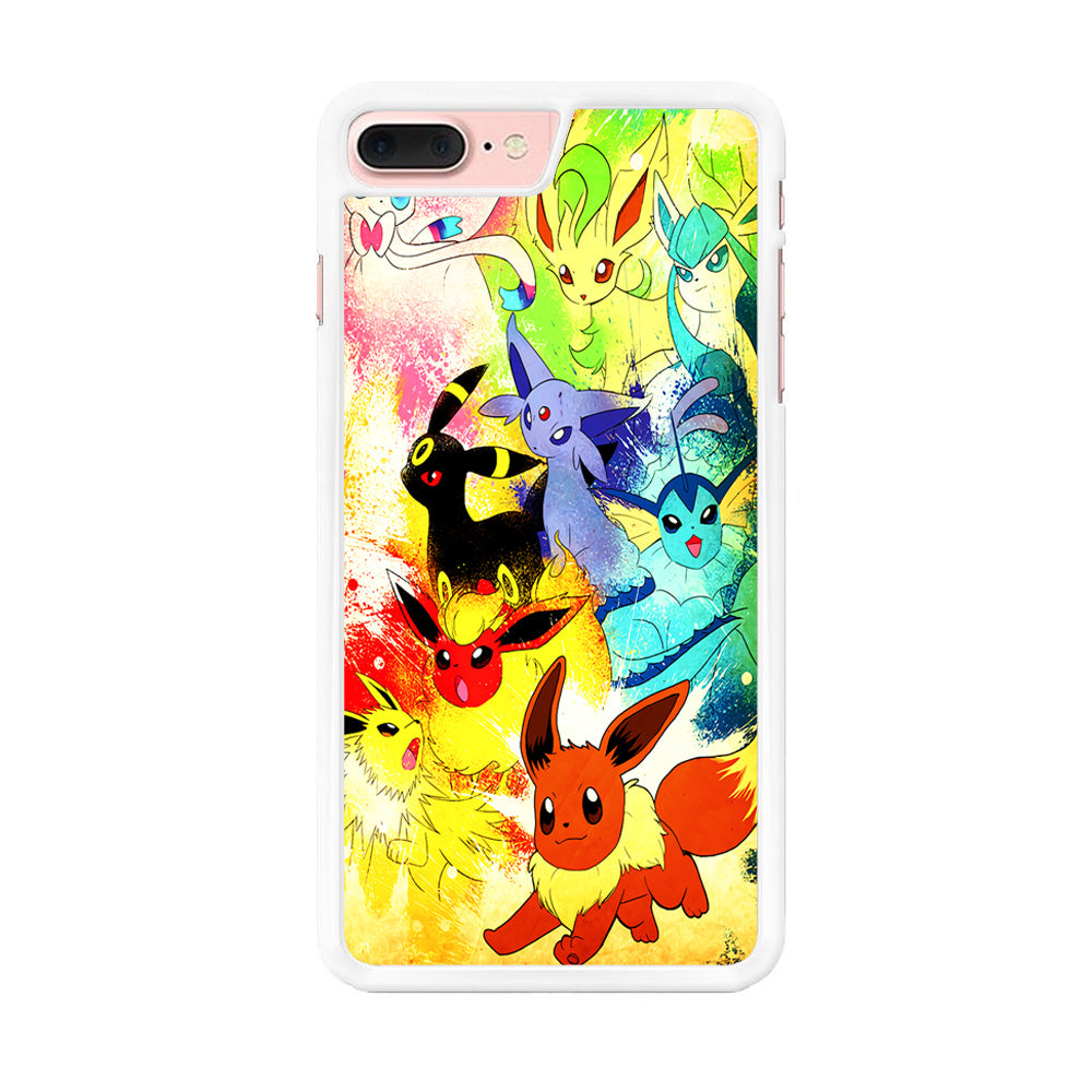 Pokemon Eevee Painting iPhone 7 Plus Case