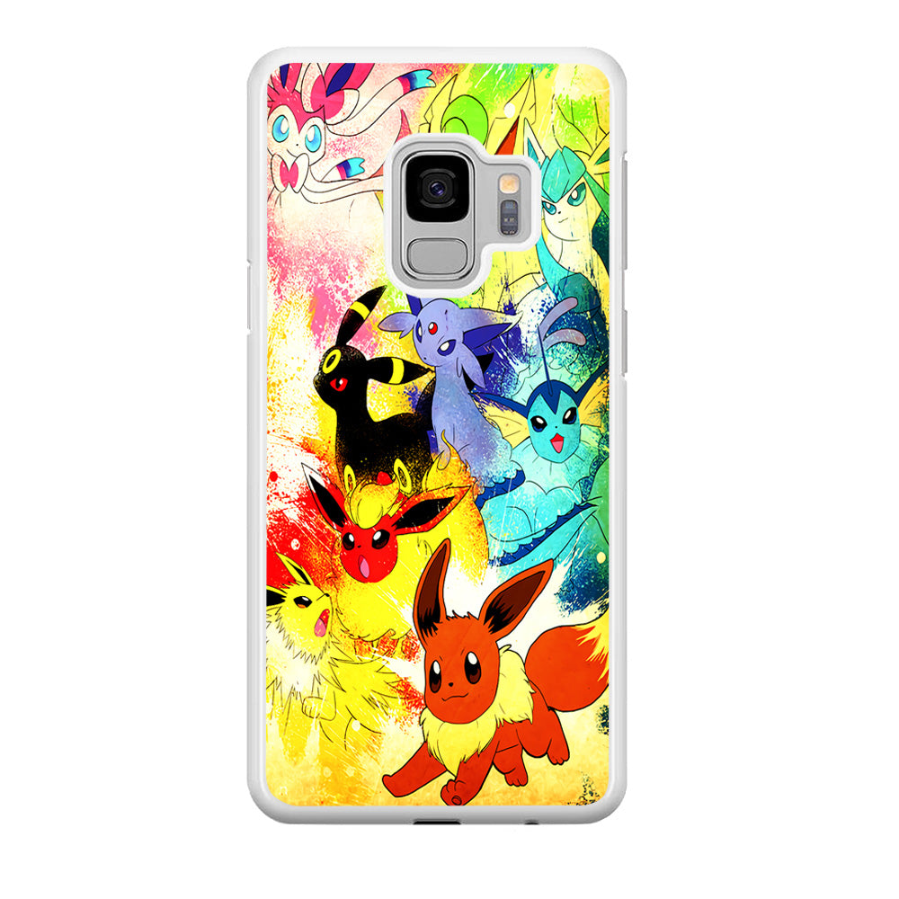 Pokemon Eevee Painting Samsung Galaxy S9 Case