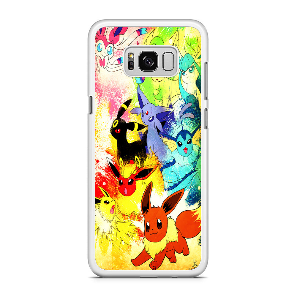 Pokemon Eevee Painting Samsung Galaxy S8 Case