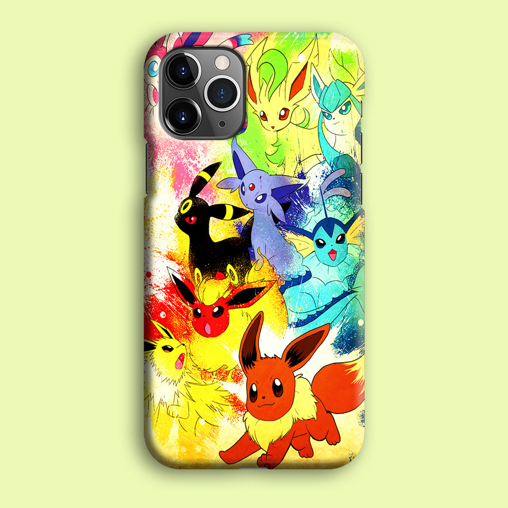 Pokemon Eevee Painting iPhone 12 Pro Case