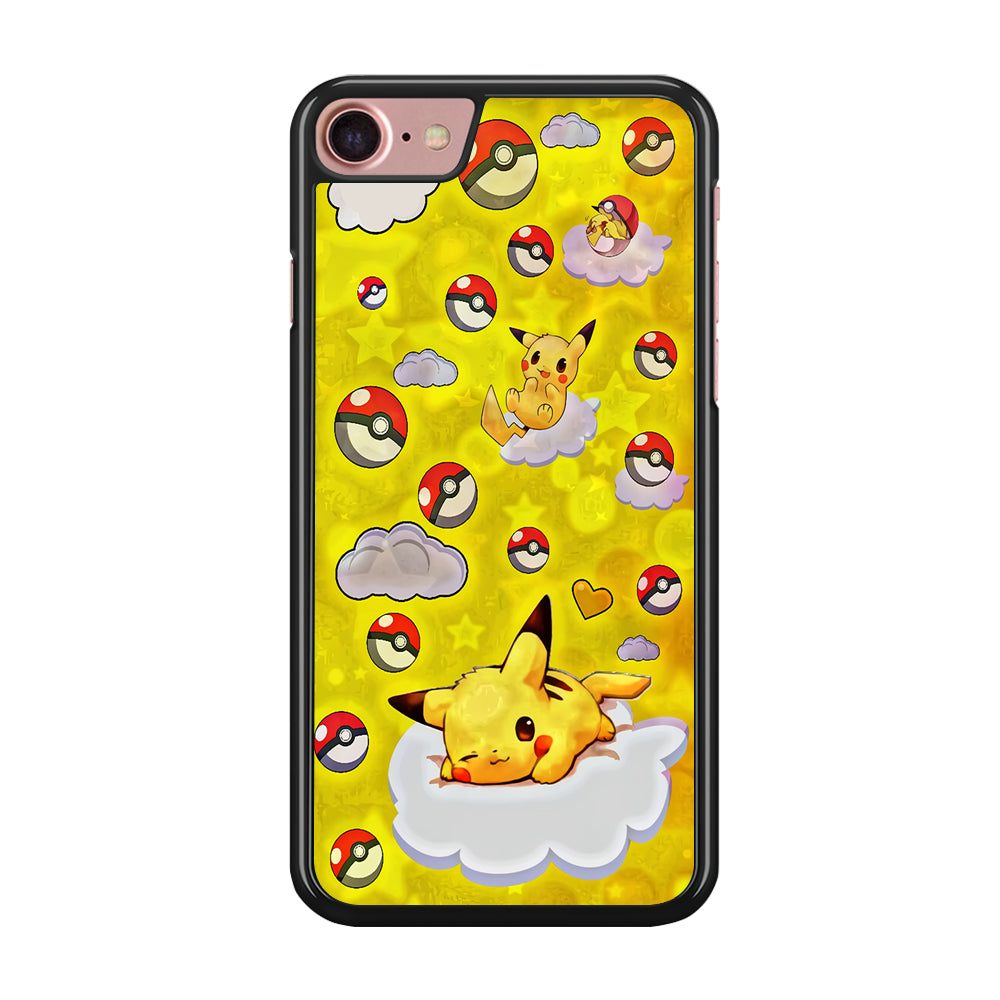 Pokemon Pikachu and Cloud iPhone 8 Case