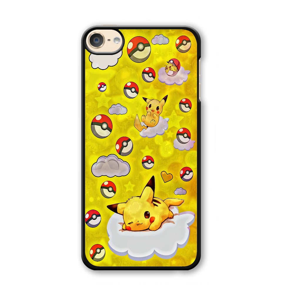 Pokemon Pikachu and Cloud iPod Touch 6 Case