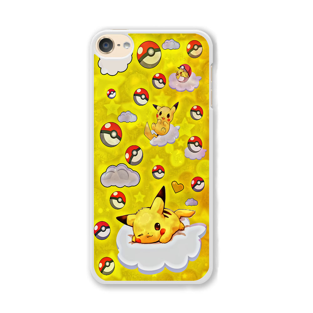 Pokemon Pikachu and Cloud iPod Touch 6 Case