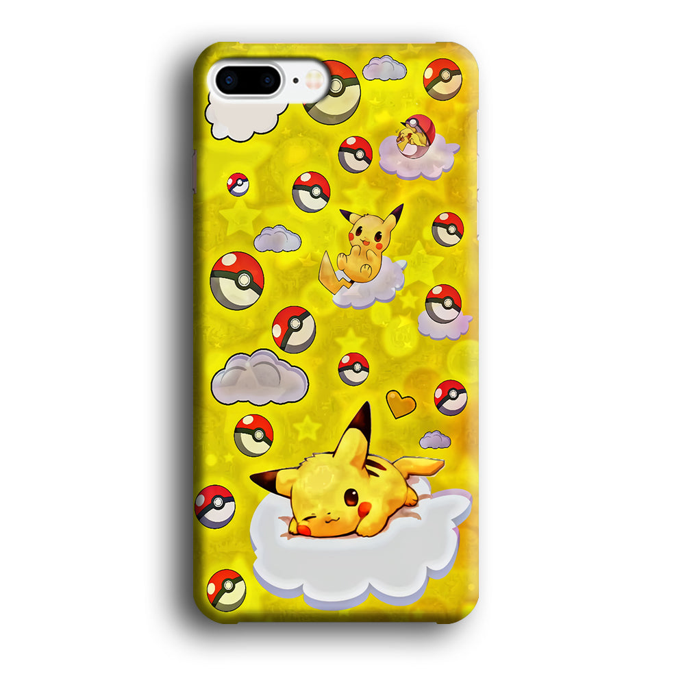 Pokemon Pikachu and Cloud iPhone 8 Plus Case