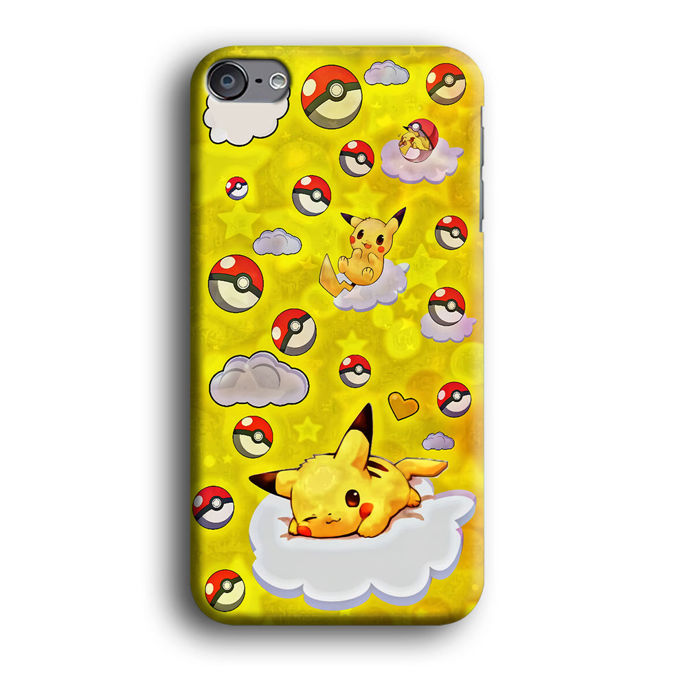 Pokemon Pikachu and Cloud iPod Touch 6 Case