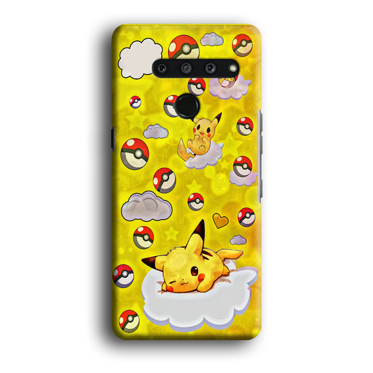 Pokemon Pikachu and Cloud LG V50 3D Case