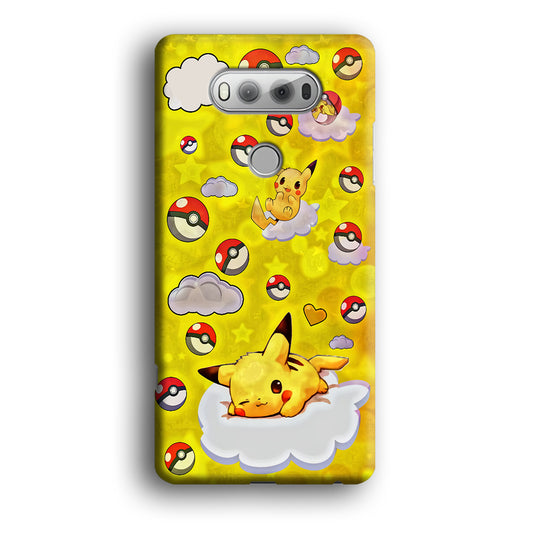 Pokemon Pikachu and Cloud LG V20 3D Case