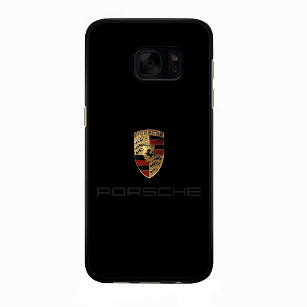 Porsche Logo Black Samsung Galaxy S7 Case