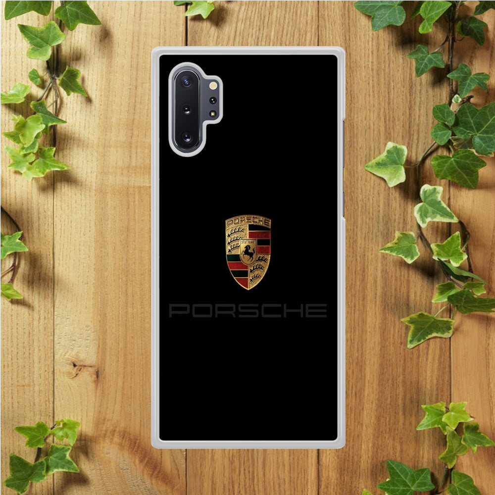 Porsche Logo Black Samsung Galaxy Note 10 Plus Case