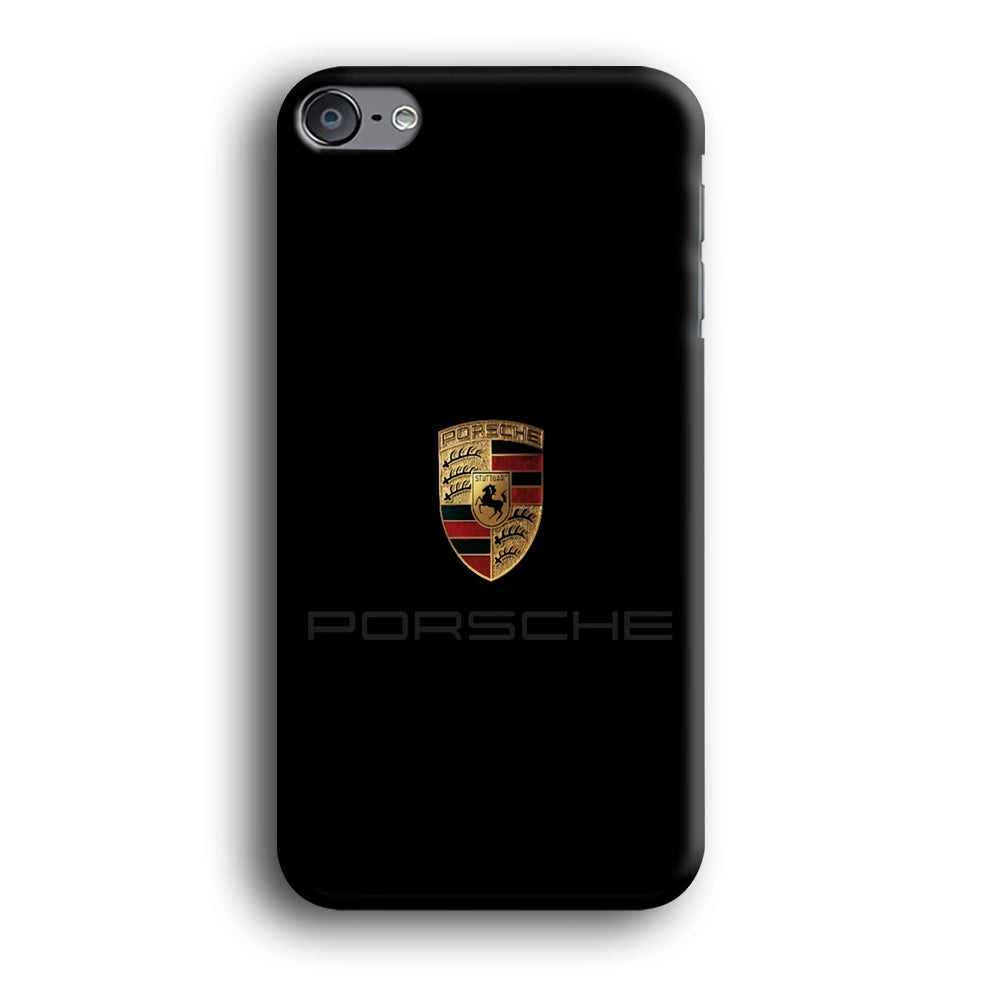 Porsche Logo Black iPod Touch 6 Case