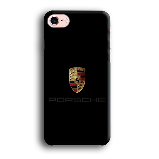 Porsche Logo Black iPhone 8 Case