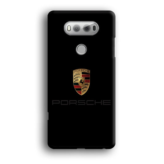 Porsche Logo Black LG V20 3D Case