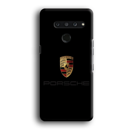 Porsche Logo Black LG V50 3D Case