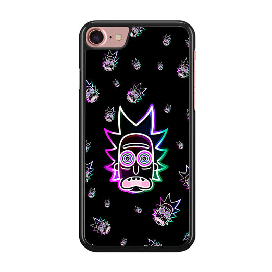 Rick Face Neon iPhone SE 2020 Case