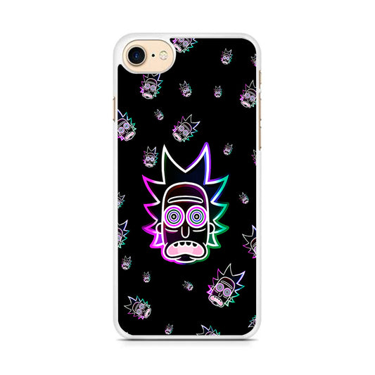 Rick Face Neon iPhone 8 Case