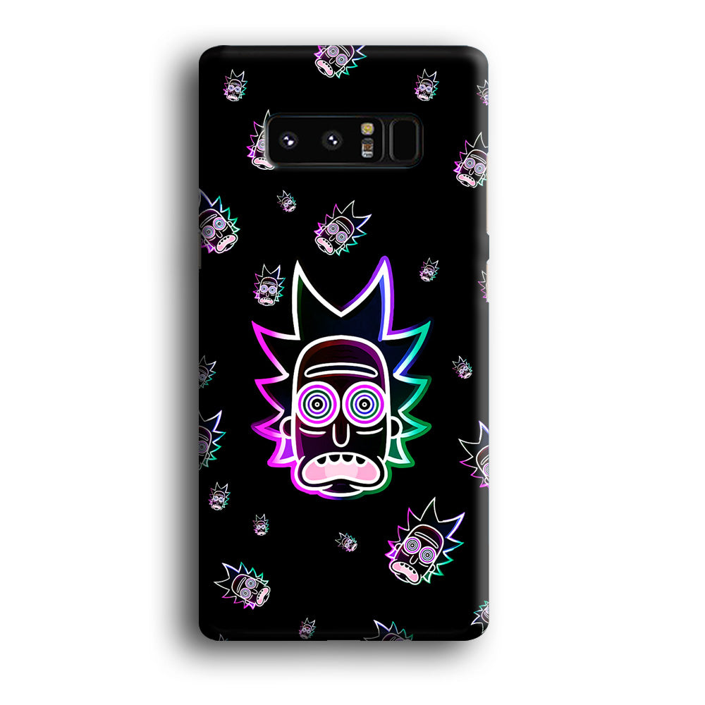 Rick Face Neon Samsung Galaxy Note 8 Case