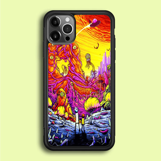 Rick and Morty Alien Planet iPhone 12 Pro Case