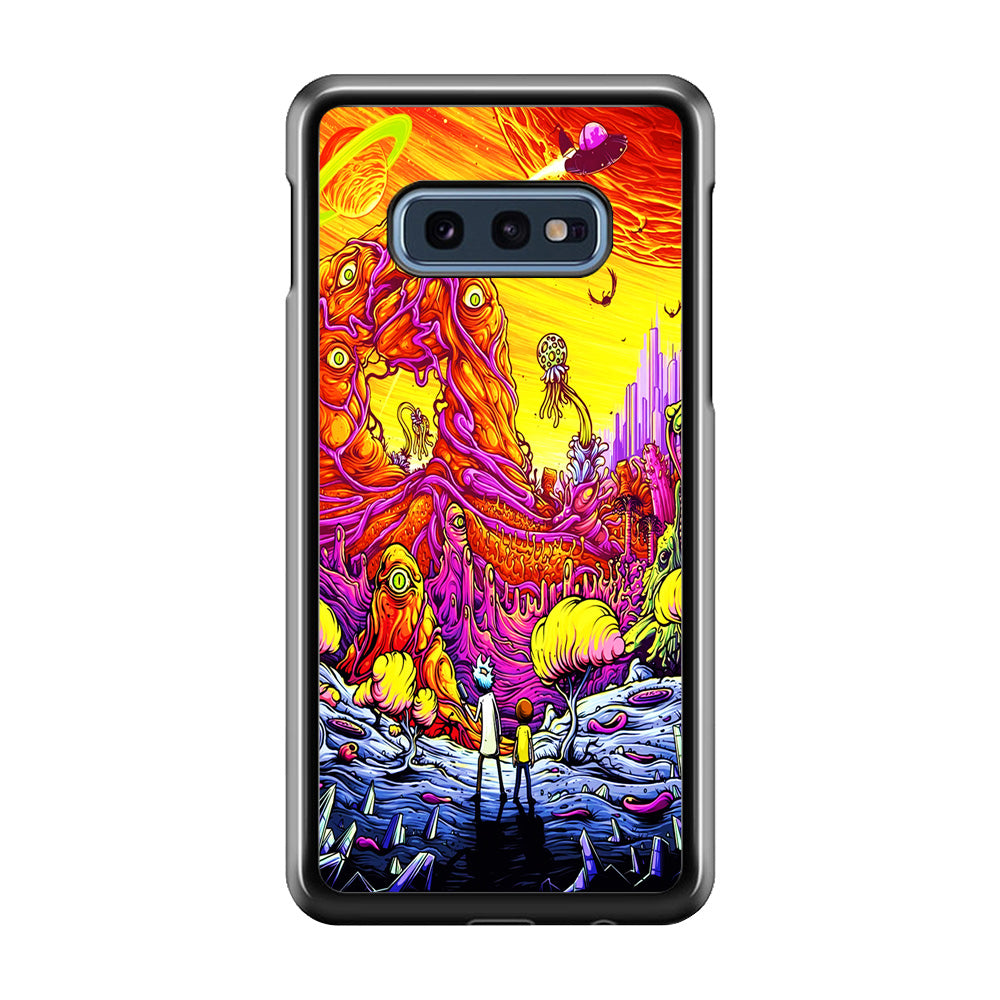 Rick and Morty Alien Planet Samsung Galaxy S10E Case