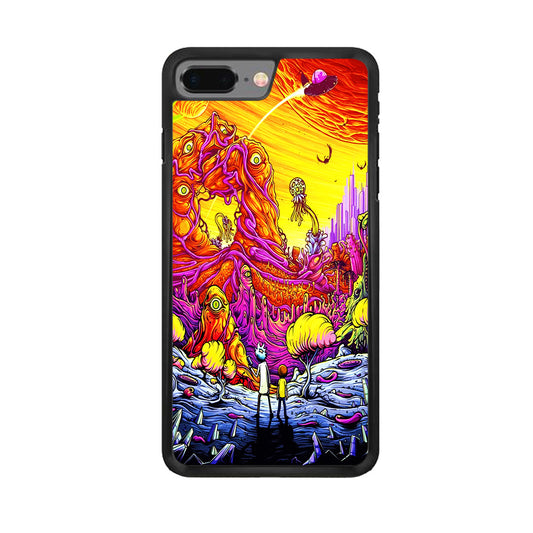 Rick and Morty Alien Planet iPhone 8 Plus Case