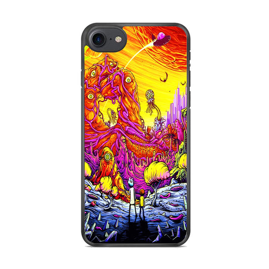 Rick and Morty Alien Planet iPhone 8 Case