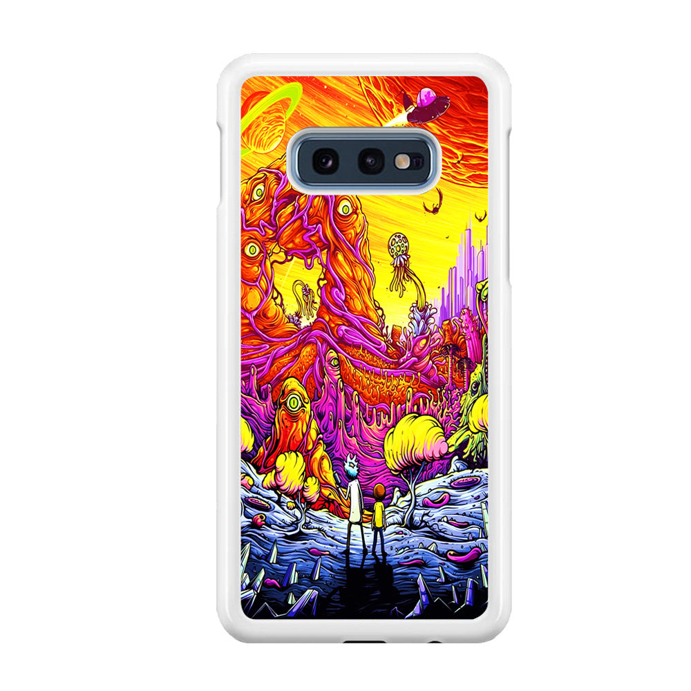 Rick and Morty Alien Planet Samsung Galaxy S10E Case