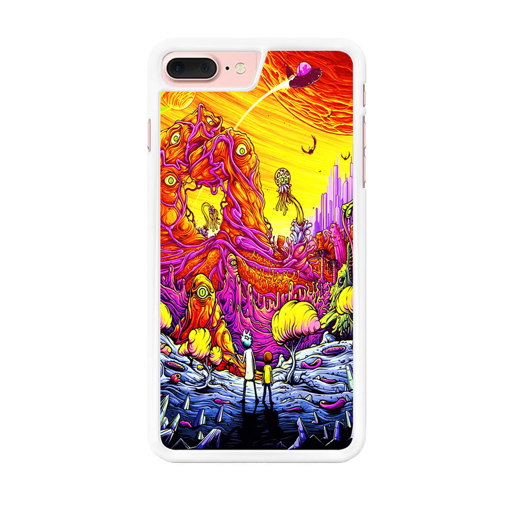 Rick and Morty Alien Planet iPhone 8 Plus Case