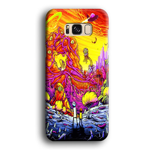 Rick and Morty Alien Planet Samsung Galaxy S8 Case