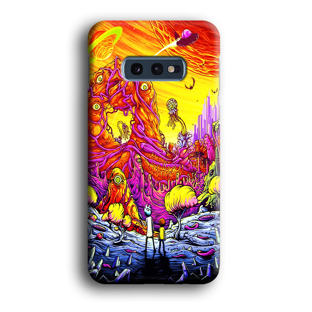 Rick and Morty Alien Planet Samsung Galaxy S10E Case