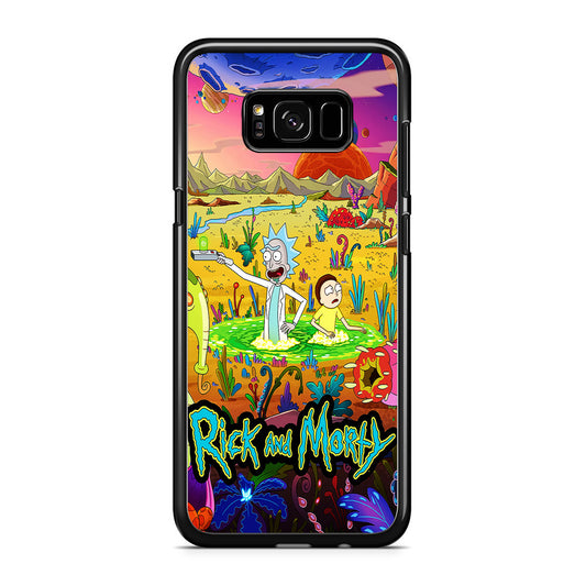 Rick and Morty Art Poster Samsung Galaxy S8 Case