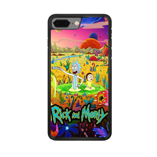 Rick and Morty Art Poster iPhone 8 Plus Case