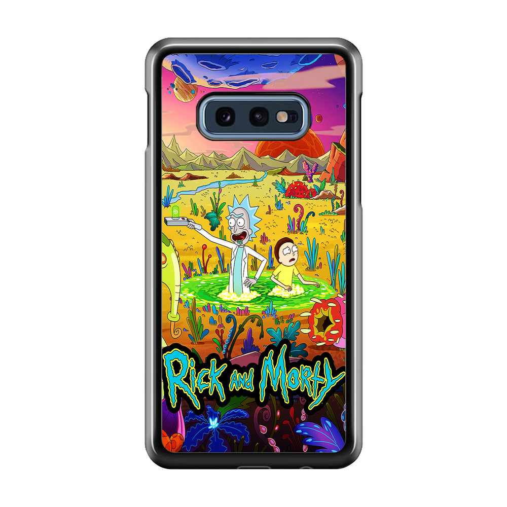 Rick and Morty Art Poster Samsung Galaxy S10E Case