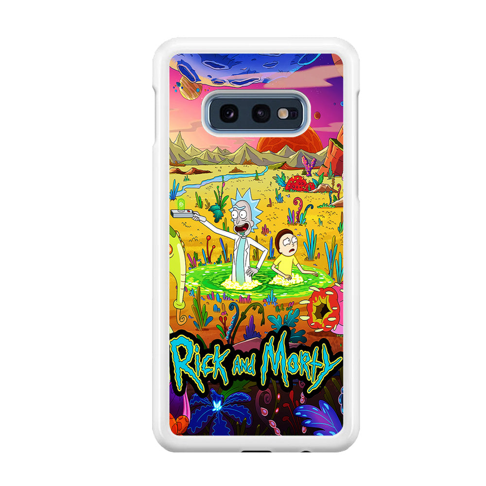 Rick and Morty Art Poster Samsung Galaxy S10E Case