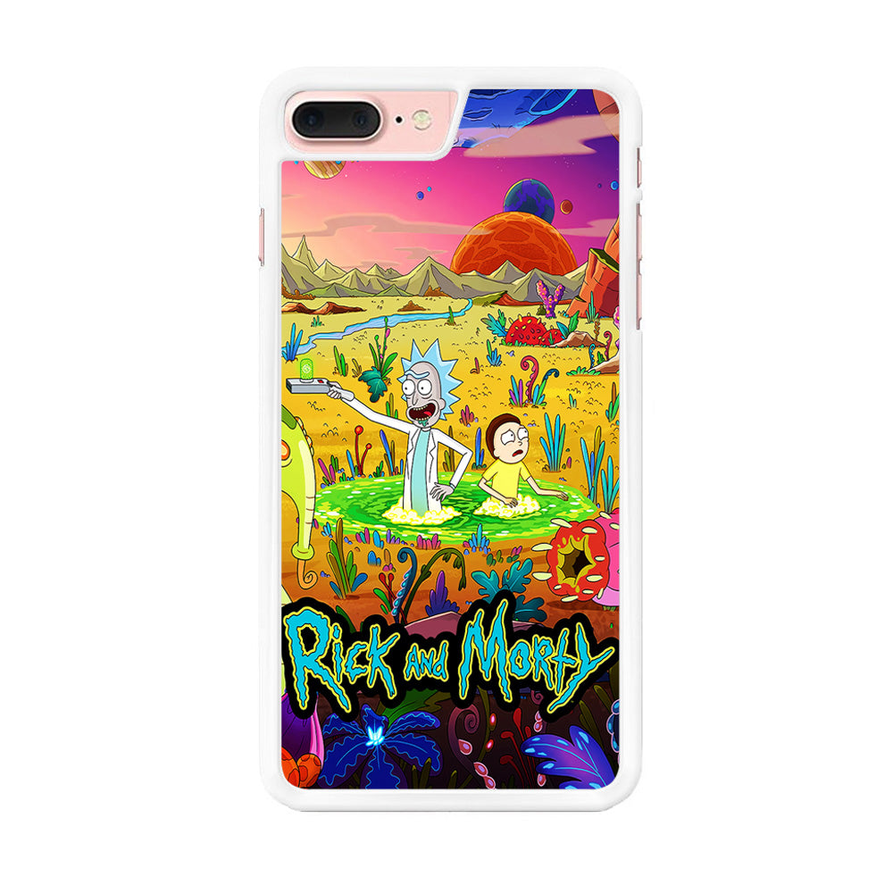 Rick and Morty Art Poster iPhone 8 Plus Case