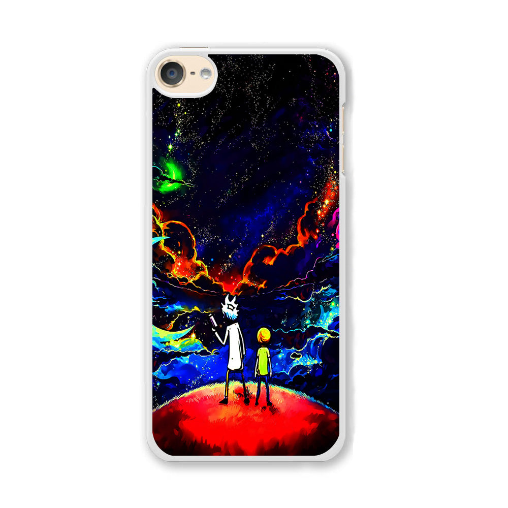 Rick and Morty Galaxy Painting iPod Touch 6 Case