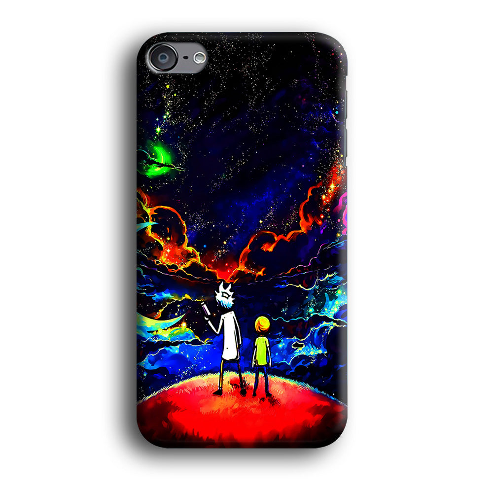 Rick and Morty Galaxy Painting iPod Touch 6 Case