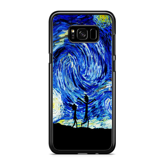 Rick and Morty Starry Night Samsung Galaxy S8 Case