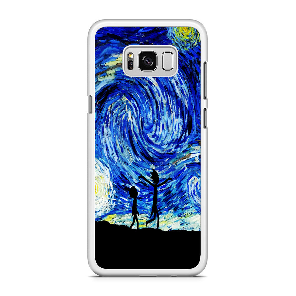 Rick and Morty Starry Night Samsung Galaxy S8 Case