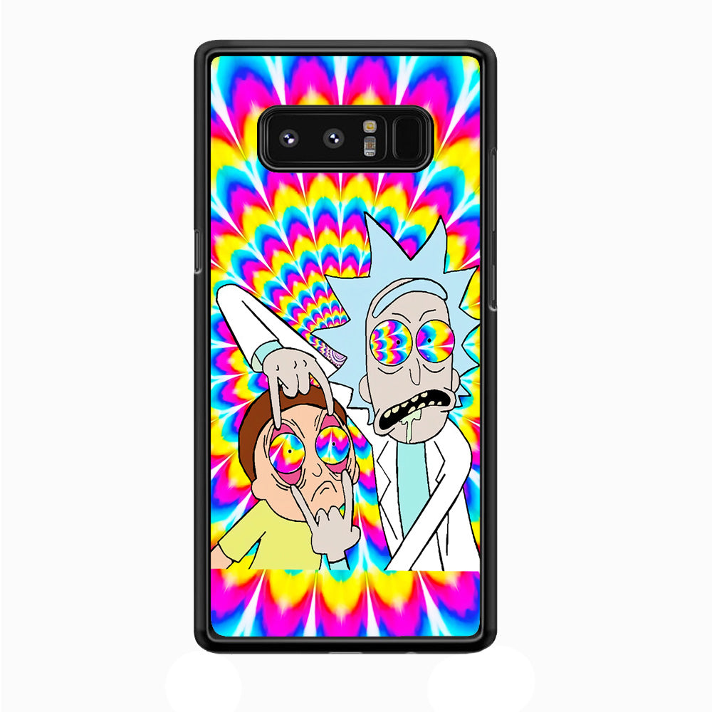 Rick and Morty Trippy Samsung Galaxy Note 8 Case